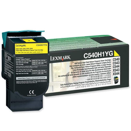 Lexmark C540-C540H1YG Sarı Orijinal Toner Yüksek Kapasiteli