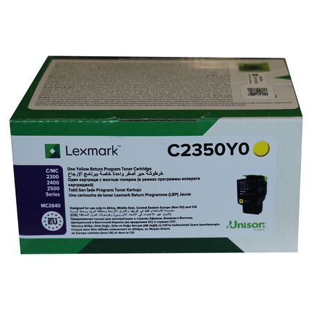 Lexmark C2425-C2350Y0 Sarı Orijinal Toner