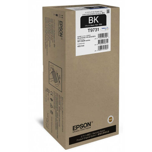 Epson C13T973100 (T9731) XL Siyah Orjinal Kartuş - WF-C869 Serisi 22,500 Sayfa (T11548)