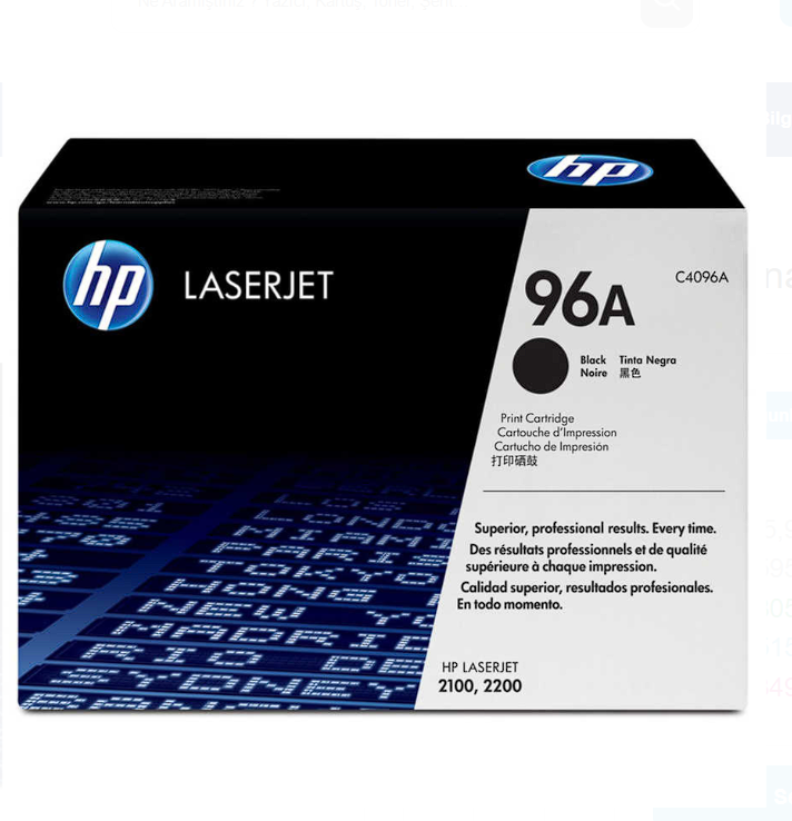 Hp 96A-C4096A Orijinal Toner